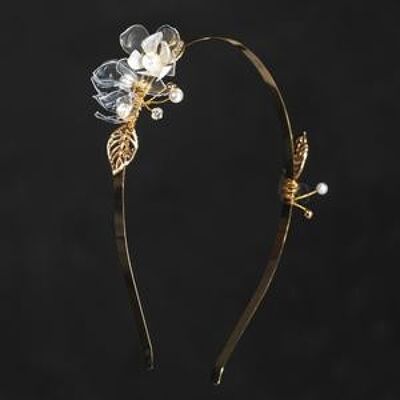 Upcycled Jasmine Flower Fairy Hairband