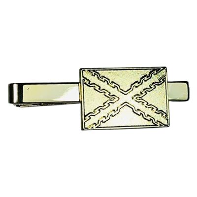 Pisacorbatas Color Oro - Bandera de La Cruz del Imperio Español de Borgoña - España