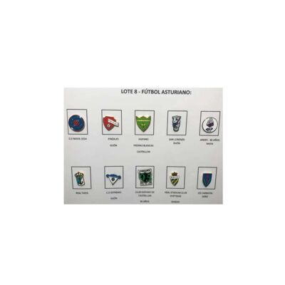 Pins - Lot Nº8 Asturian Football Shields
