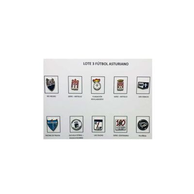 Pins - Lot Nº3 Asturian Football Shields