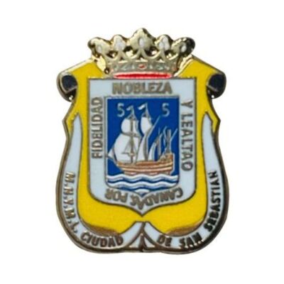 Pin - Escudo Donostia - San Sebastian - Guipúzcoa - España