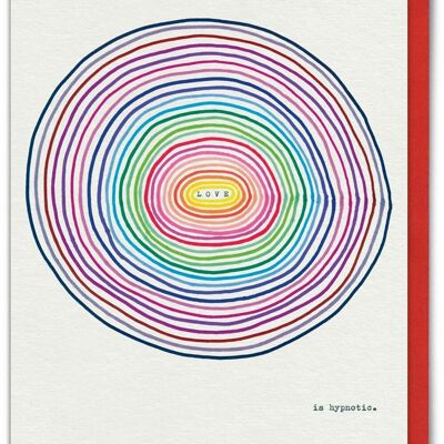 Carte de Saint-Valentin/Anniversaire amusante et hypnotique par Hayden Kays