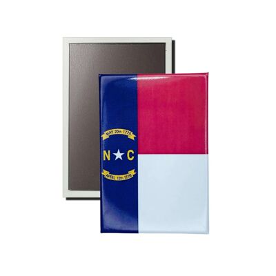 Imán Vertical - Bandera Estado North Carolina - USA