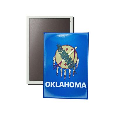 Imán Vertical - Bandera Estado Oklahoma - USA