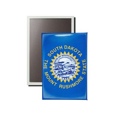 Imán Vertical - Bandera Estado South Dakota - USA