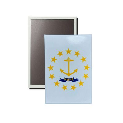 Imán Vertical - Bandera Estado Rhode Island - USA
