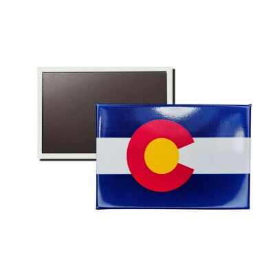 Imán Horizontal - Bandera Estado Colorado - USA