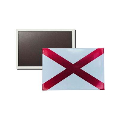 Imán Horizontal - Bandera Estado Alabama - USA