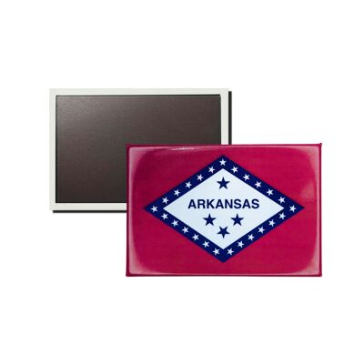 Horizontal Magnet - Arkansas State Flag - USA
