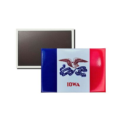 Horizontal Magnet - Iowa State Flag - USA