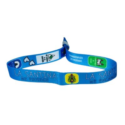 Bracciale - Blu - Il Santo Mi Guida - Vergine di Covadonga - P606