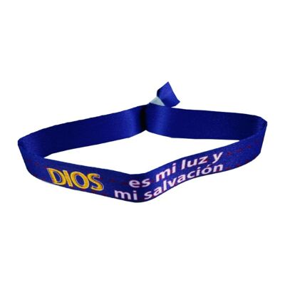 Bracciale - Dio è la mia luce e la mia salvezza - P583