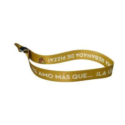 Bracciale – Ti amo più dell'ultima fetta di pizza – P1672