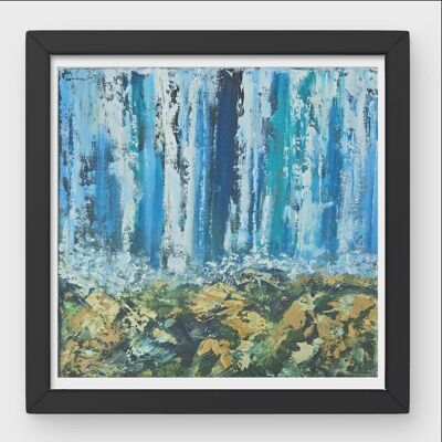 Mighty Angel - Fall, Original Canvas Painting, Hand Made, Modern Art, Textured Oil Painting