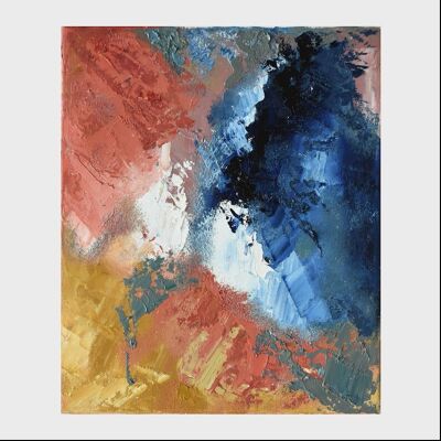 La Celeste - Tide, Original, Abstract Painting, Hand Made, Wall Art, Oil Painting