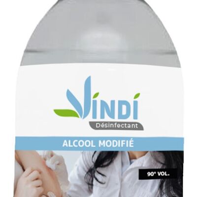 Vindi Disinfectant Modified Alcohol 90° - 250ml Bottle - Made in France - Disinfection of healthy skin and medical utensils