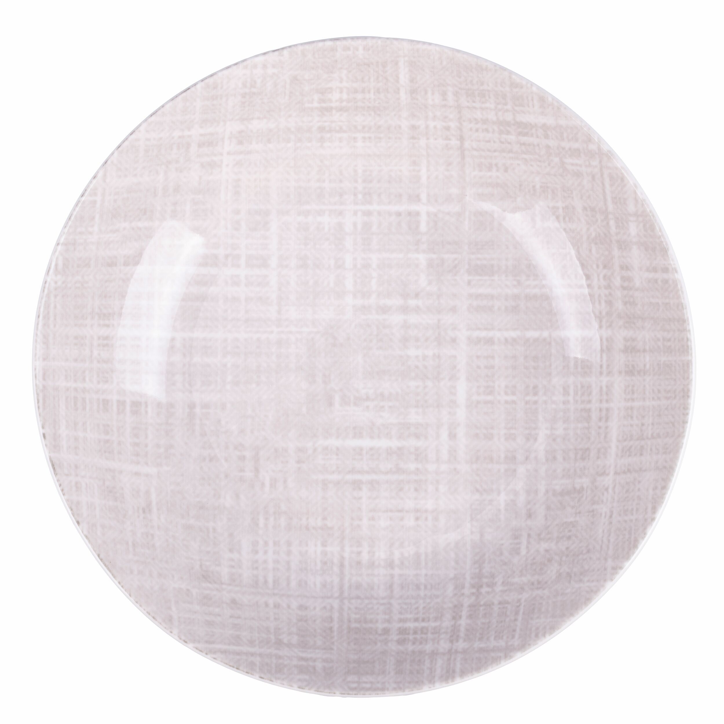 Piatto fondo in porcellana, grigio, Texture