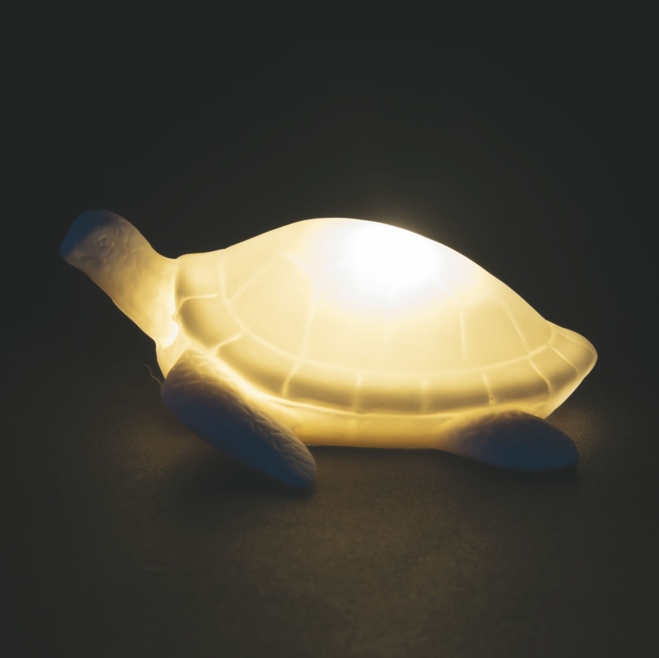 Decorative led ceramic sea turtle 8x3x7 cm, Ocean