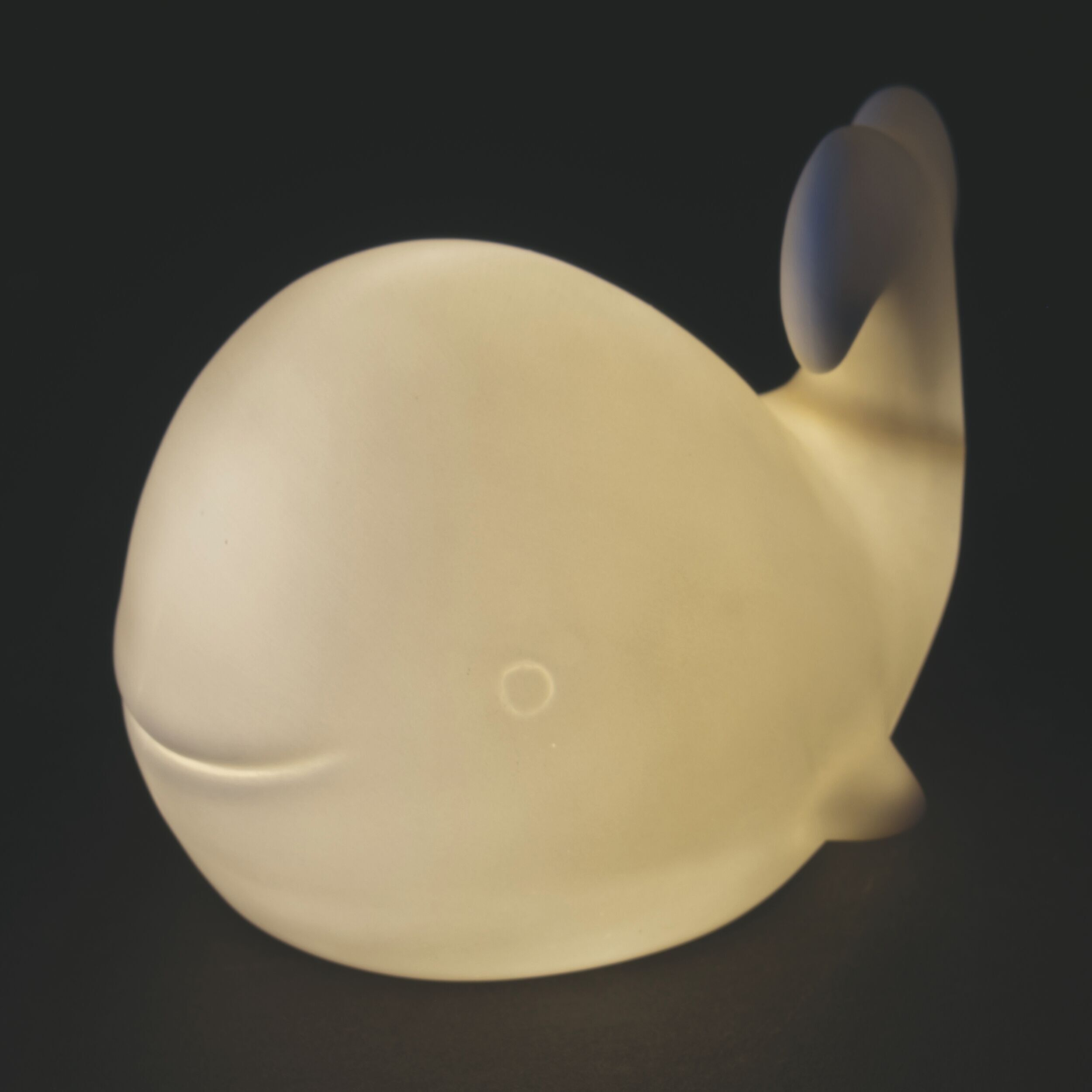 Balena led decorativa in ceramica 12,7x8,5x9 cm, Ocean