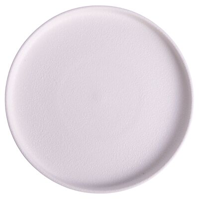 Piatto piano 27 cm in gres, Horeca White