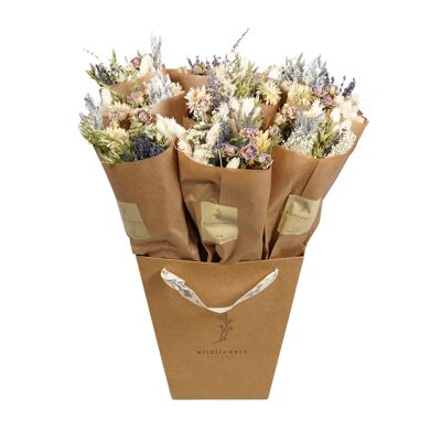 Fiori secchi - Market More - Bianco satinato