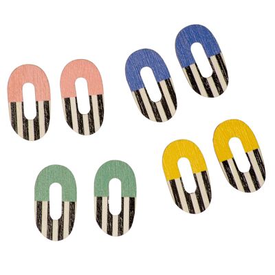 Mini boucles d'oreilles Lakritsi