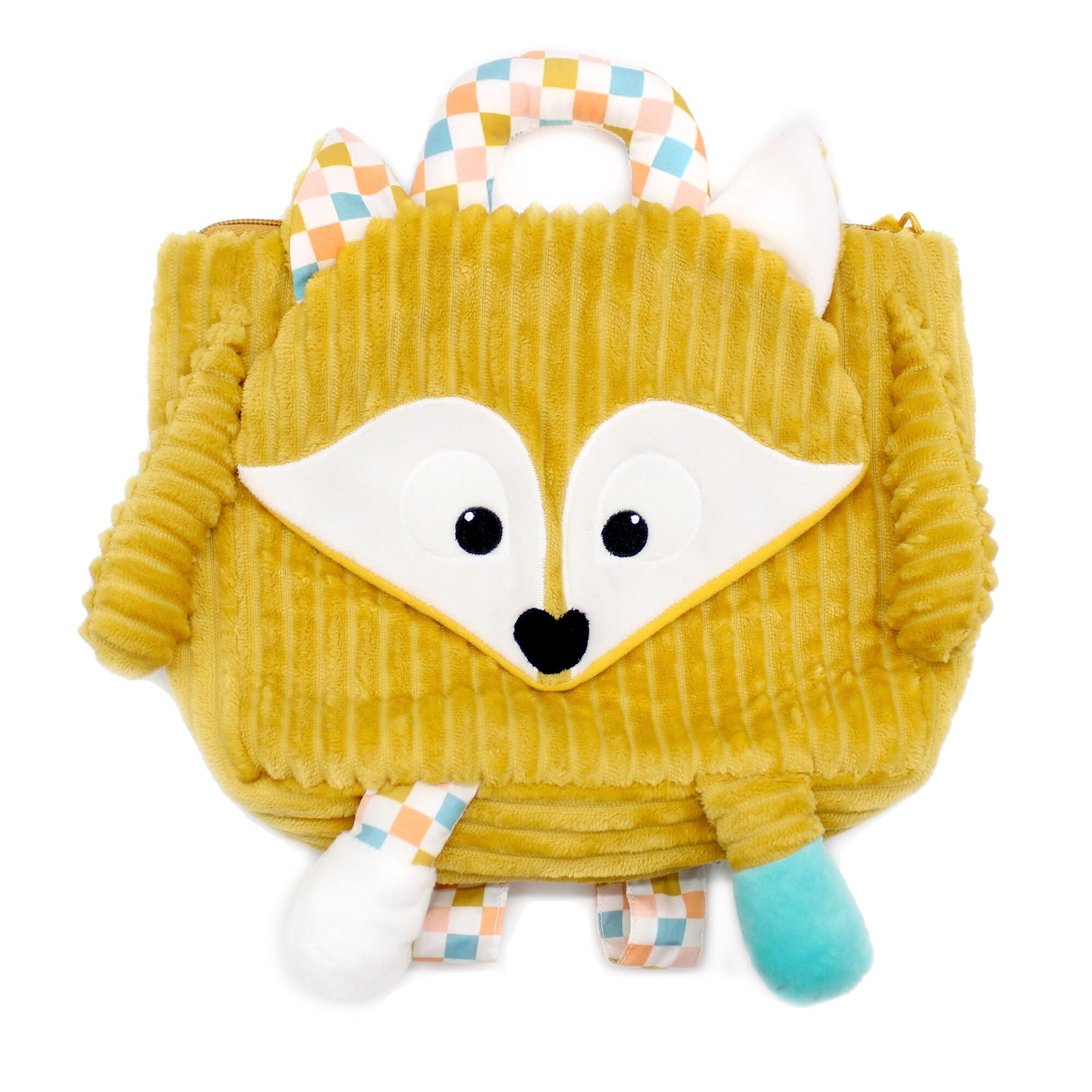 LES DEGLINGOS Kinder-Samtrucksack Cyranos der Fuchs