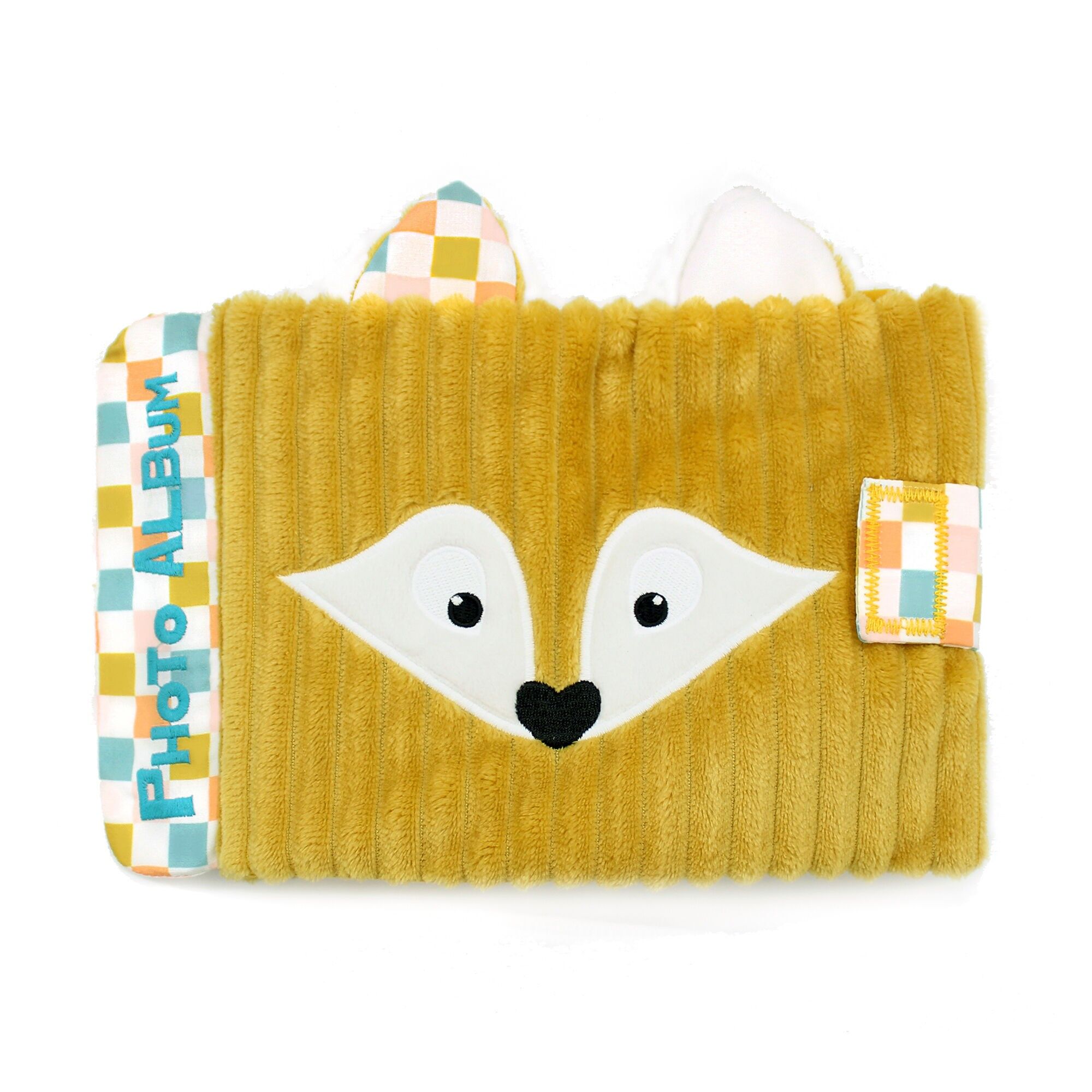 LES DEGLINGOS - Baby-/Kinder-Fotoalbum aus Stoff Cyranos der Fuchs