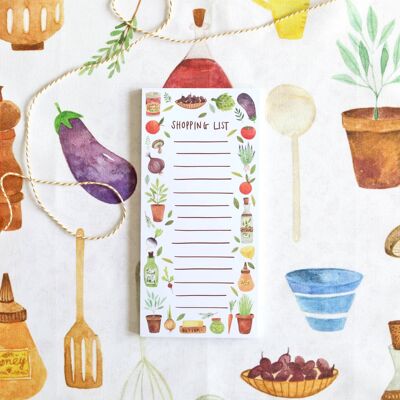 Grocery Shopping List Notepad ~ Market