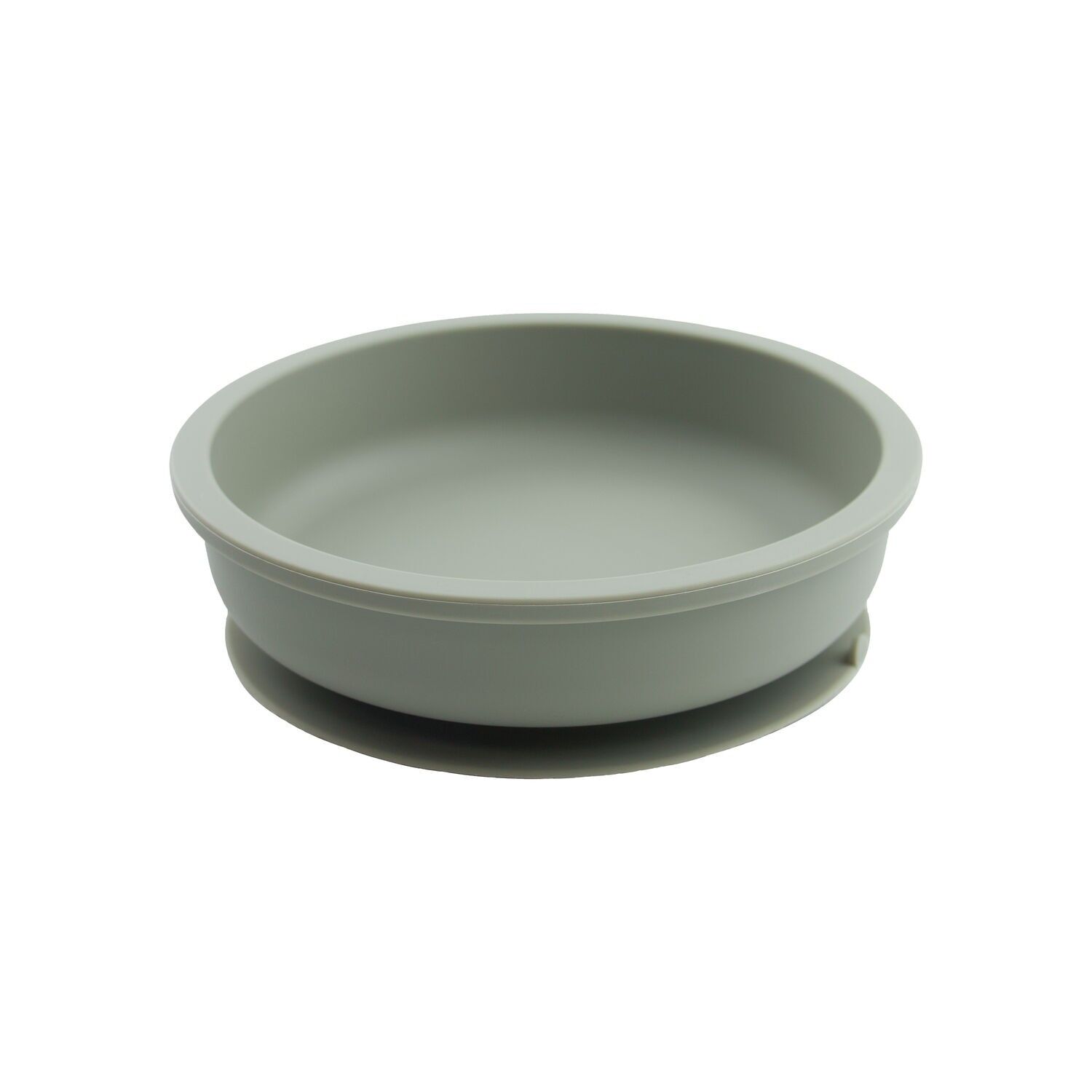 Loria Silicone Suction Cup Bowl Khaki Green