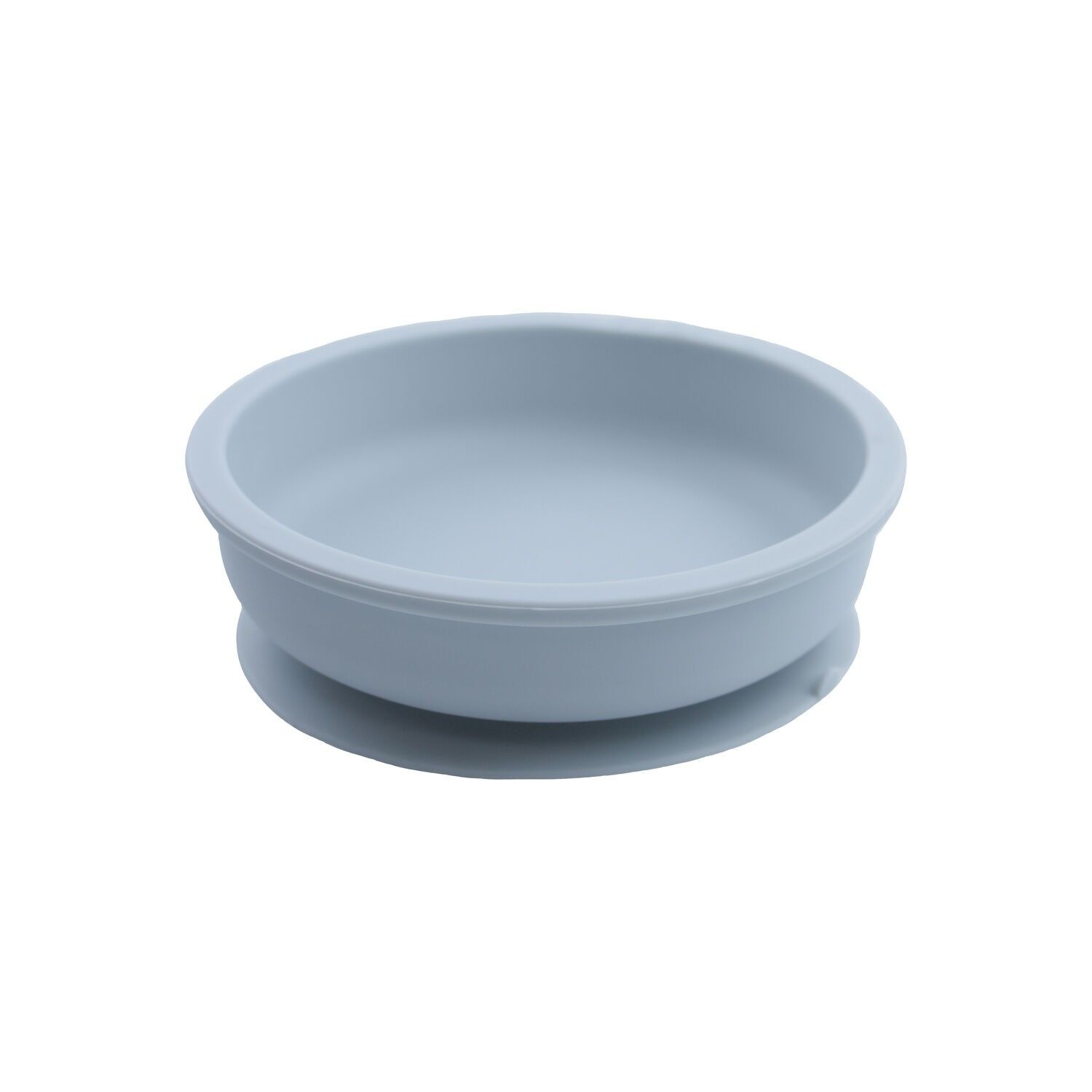 Loria Ice Blue Silicone Suction Cup Bowl