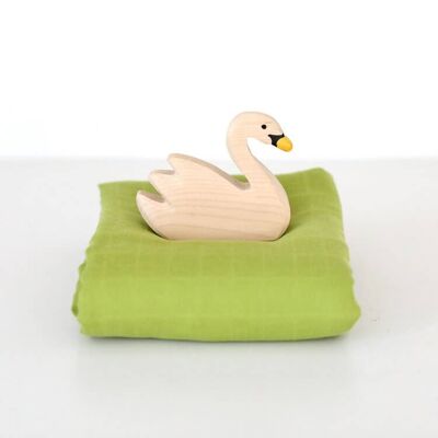 Muslin Swaddle Blanket - Olive