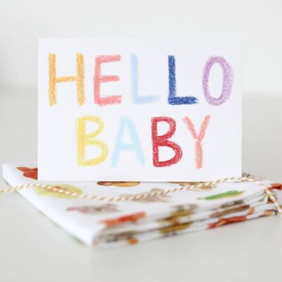 Greeting Card ~ Hello Baby