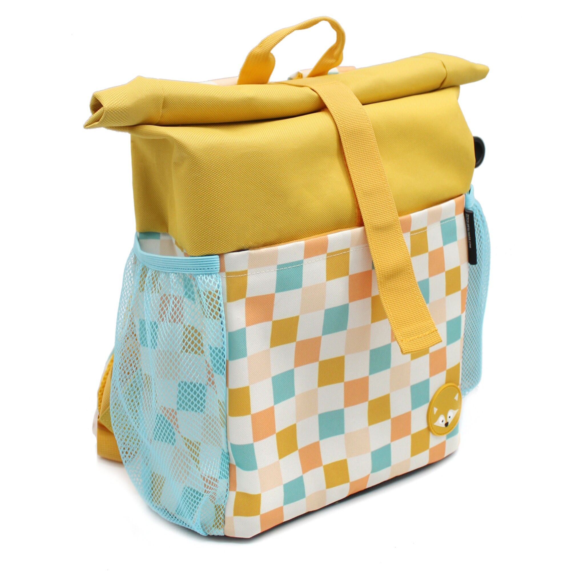 LES DEGLINGOS Kinder Rolltop-Rucksack Cyranos der Fuchs