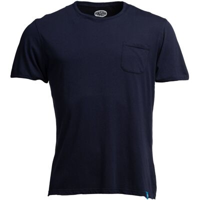 T-shirt con taschino MARGARITA blu navy