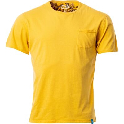 T-shirt poche MARGARITA jaune