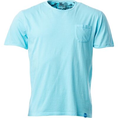 Pocket T-shirt MARGARITA light blue