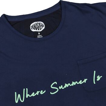 T-shirt WHEREABOUT marine 2