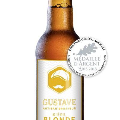 Bière Gustave Blonde 33 cl