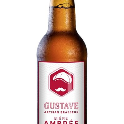 Bière Gustave Ambrée 33 cl