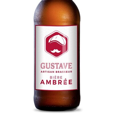 Bière Gustave Ambrée 33 cl