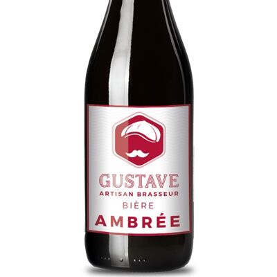 Bière Gustave Ambrée 75 cl