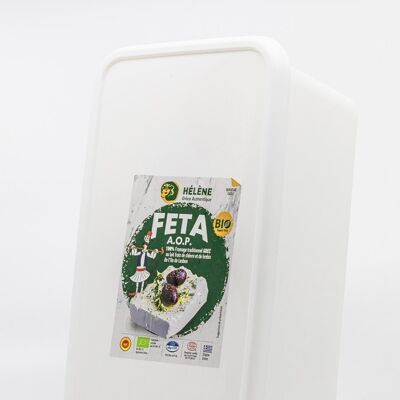 Organic Greek Feta PDO in brine - 2kg