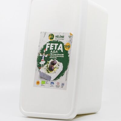 Organic Greek Feta PDO in brine - 2kg