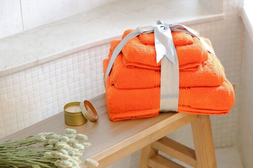 Sunshine Orange Towel Set