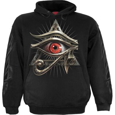 EVIL EYE - Felpa con cappuccio nera