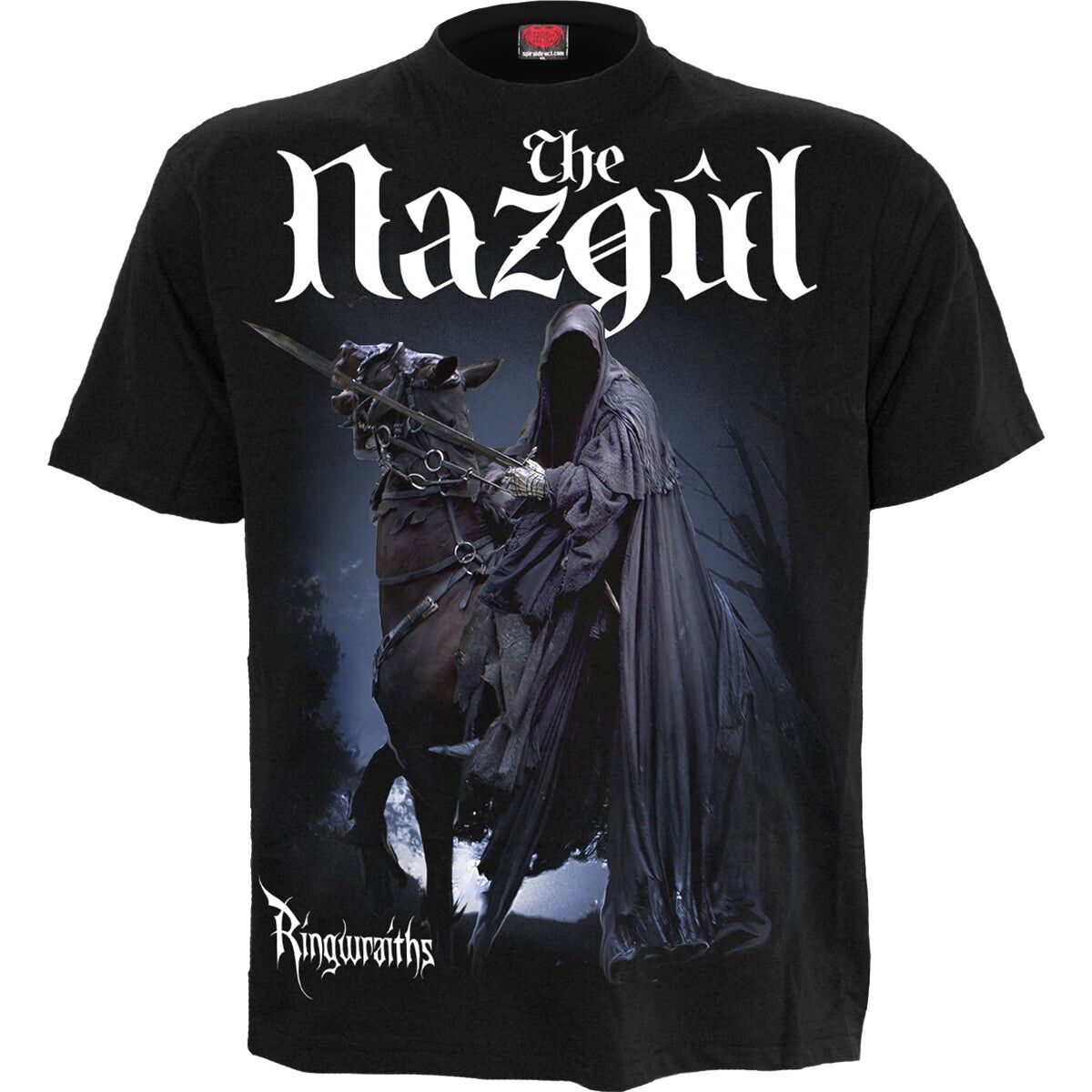 LOTR - I NAZGUL - SPETTRI DELL'ANELLO - T-shirt nera con stampa frontale