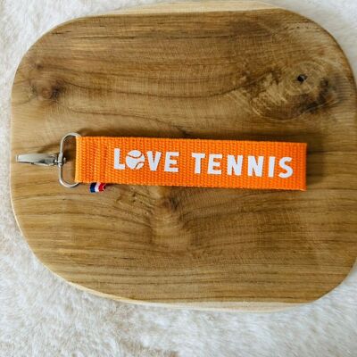 Keychain, love tennis