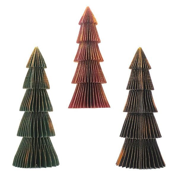 Tannenförmiges Papierornament, 30 cm