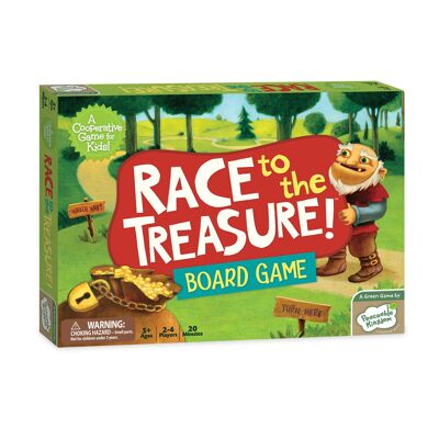 Juego cooperativo Peaceable Kingdom: Carrera hacia el tesoro